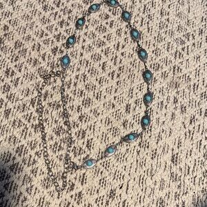 Turquoise and Silver Women's belt